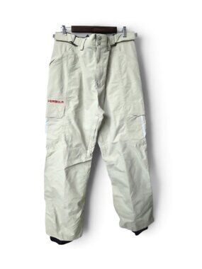 Burton Formula Ski Pants Tan Womens XL Insulated Cargo‎ Snowboard Apres Ski